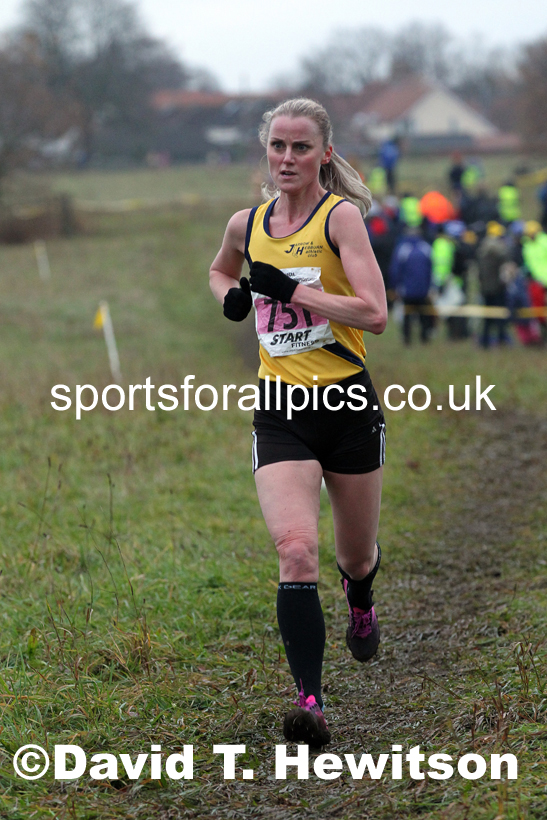 Senior women, 2021 North Eastern Cross Country Championships, Sedgefield. Photo: David T. Hewitson/Sports for All Pics